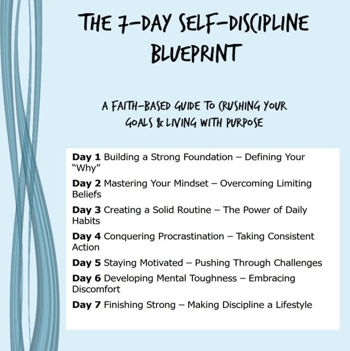 The 7-Day Self Discipline Blueprint
